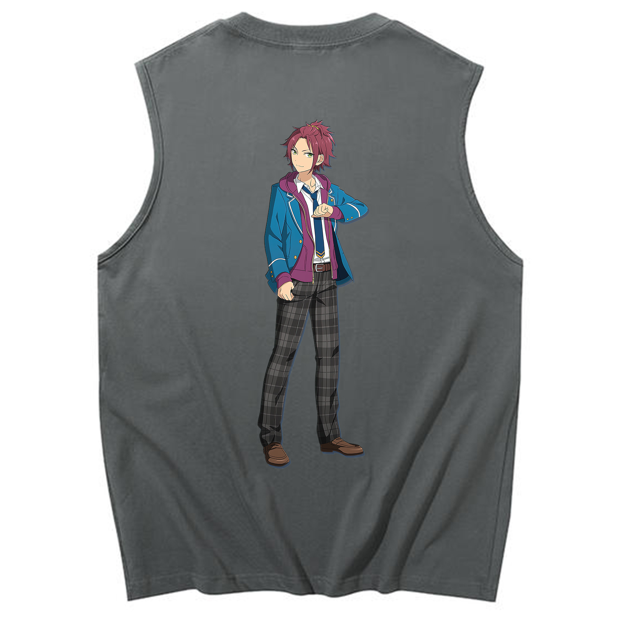 （画像用） あんさんぶるスターズ! Ensemble Stars コットン100％タンクトップ（背面プリント）